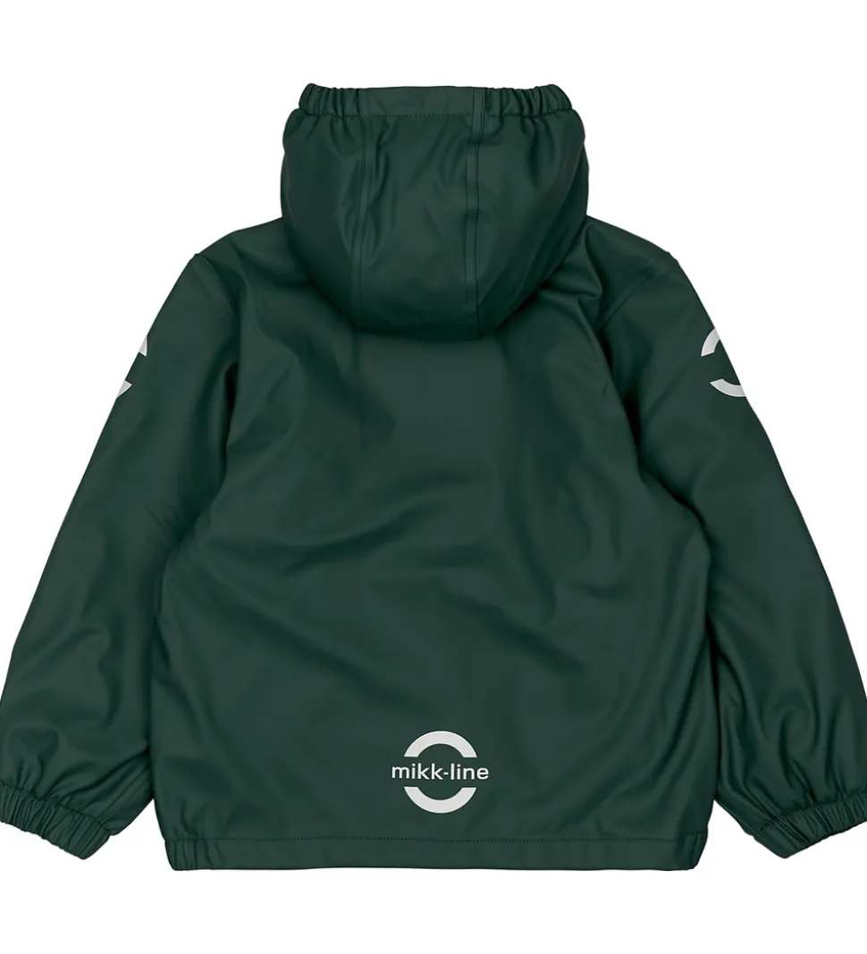 Mikk-Line Regntøj m. Fleece/Seler - PU - Recycled - Darkest Spro