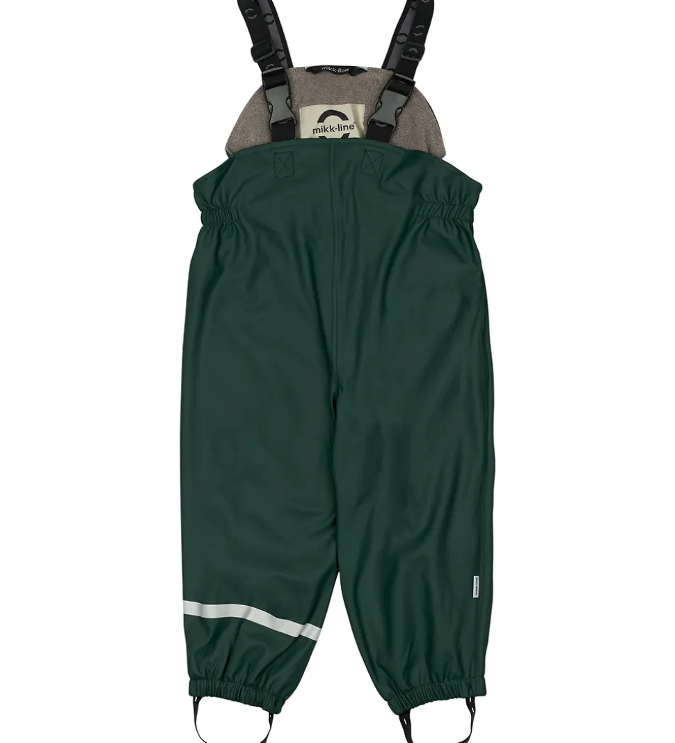 Mikk-Line Regntøj m. Fleece/Seler - PU - Recycled - Darkest Spro