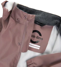 Mikk-Line Regntøj m. Seler - PU - Recycled - Burlwood