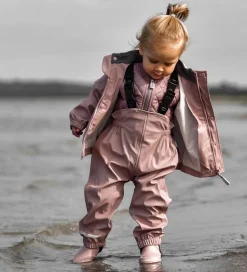 Mikk-Line Regntøj m. Seler - PU - Recycled - Burlwood