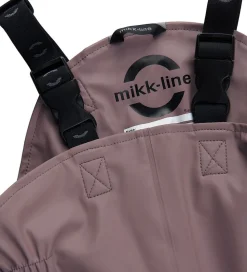 Mikk-Line Regntøj m. Seler - PU - Recycled - Twilight Mauve