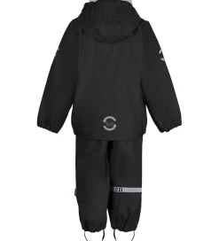 Mikk-Line Regntøj m. Seler - PU - Recycled - Black