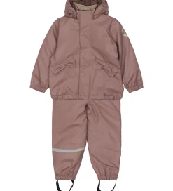 Mikk-Line Regntøj m. Termo/Seler - PU - Twilight Mauve m. Kanin