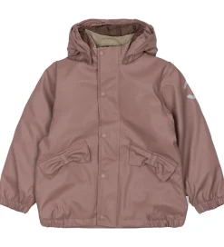 Mikk-Line Regntøj m. Termo/Seler - PU - Twilight Mauve m. Kanin