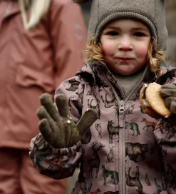 Mikk-Line Softshelljakke m. Fleece - Recycled - Zoo - Twilight M