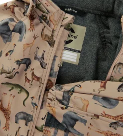 Mikk-Line Softshelljakke m. Fleece - Recycled - Nougat m. Dyr