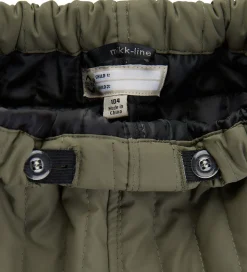 Mikk-Line Termobukser - Duvet - Coated - Dusty Olive