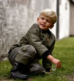 Mikk-Line Termobukser - Duvet - Coated - Dusty Olive