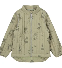 Mikk-Line Termotøj - Gray Green m. Print