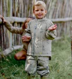 Mikk-Line Termotøj - Gray Green m. Print