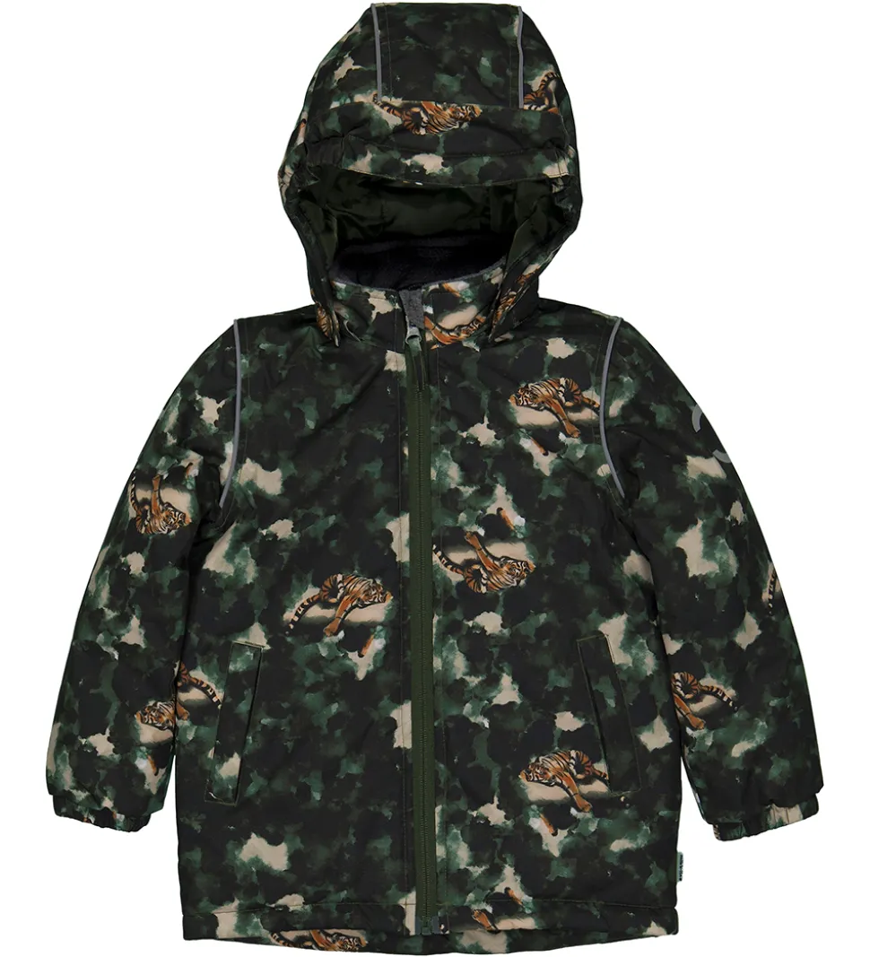 Mikk-Line Vinterjakke - Recycled - Duffel Bag m. Camo/Tiger