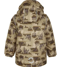 Mikk-Line Vinterjakke - Recycled - Kelp m. Print