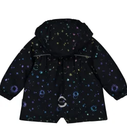 Mikk-Line Vinterjakke - Recycled - Dark Navy m. Print