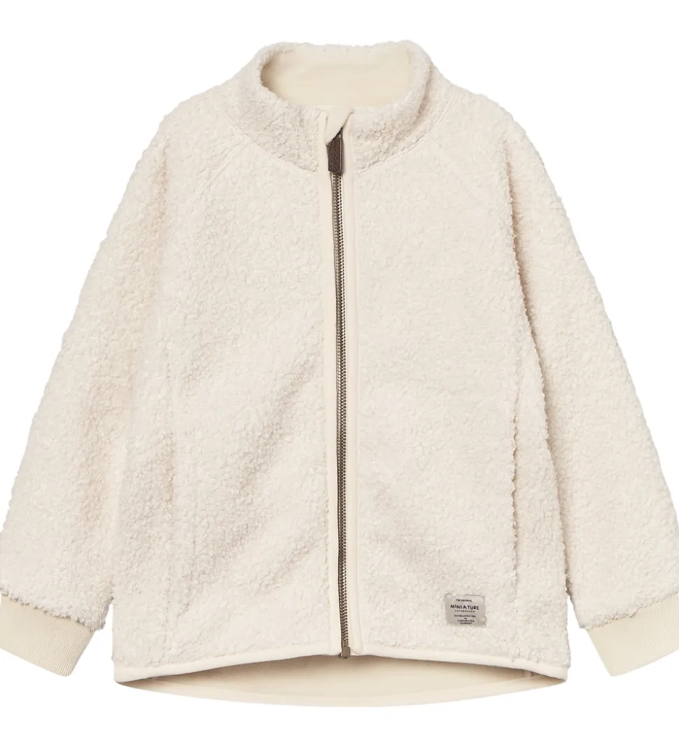 Mini A Ture Fleecejakke - MatCedric - Angora Cream