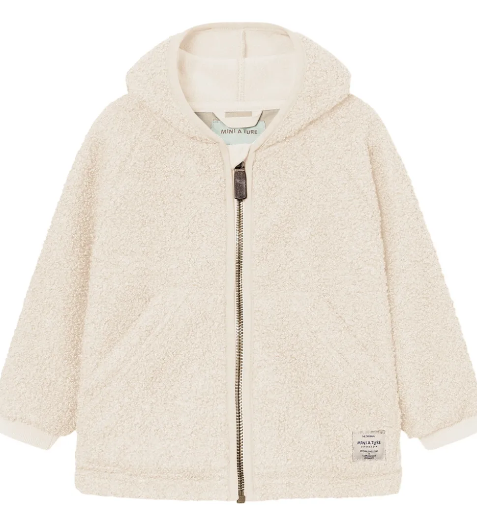 Mini A Ture Fleecejakke - MatLiff - Angora Cream