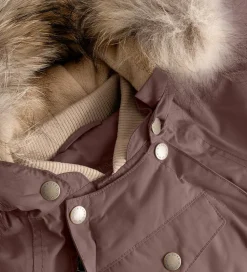 Mini A Ture Flyverdragt - MatWisti Fleece/Fur - Chestnut Brown