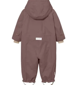 Mini A Ture Flyverdragt - MatWisti Fleece - Peppercorn Plum