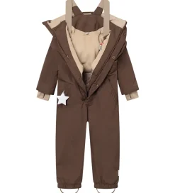 Mini A Ture Flyverdragt - MatWanni Fleece - Chestnut Brown