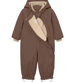 Mini A Ture Flyverdragt - MatWisti Fleece - Chestnut Brown