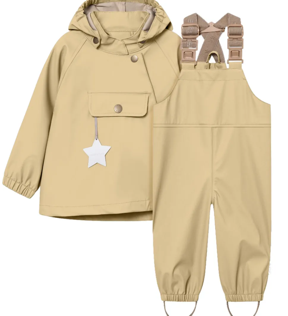 Mini A Ture Regntøj m. Seler - PU - MatWainis - Boulder Sand