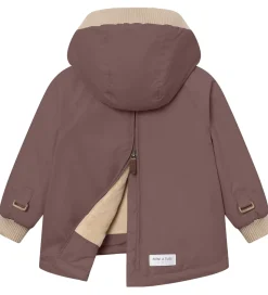 Mini A Ture Vinterjakke - MatBaby Wen Fleece Anorak - Peppercorn