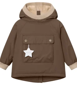 Mini A Ture Vinterjakke - MatBaby Wen Fleece Anorak - Chestnut B