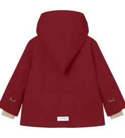 Mini A Ture Vinterjakke - MatWang Fleece - Red Merlot