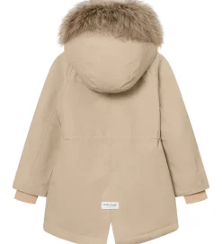 Mini A Ture Vinterjakke - MatVikania Fleece/Fur - Savannah Tan