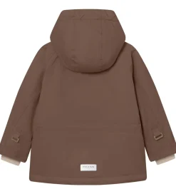Mini A Ture Vinterjakke - MatWally Fleece - Chestnut Brown
