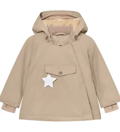 Mini A Ture Vinterjakke - Wang Fleece - Savannah Tan