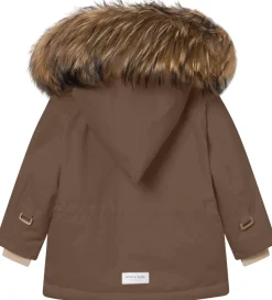 Mini A Ture Vinterjakke - MatWang Fleece/Fur - Chestnut Brown