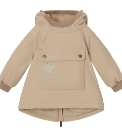 Mini A Ture Vinterjakke - Babywen Fleece - Savannah Tan