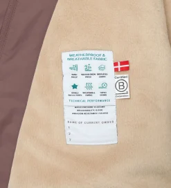 Mini A Ture Vinterjakke - MatWang Fleece - Peppercorn plum