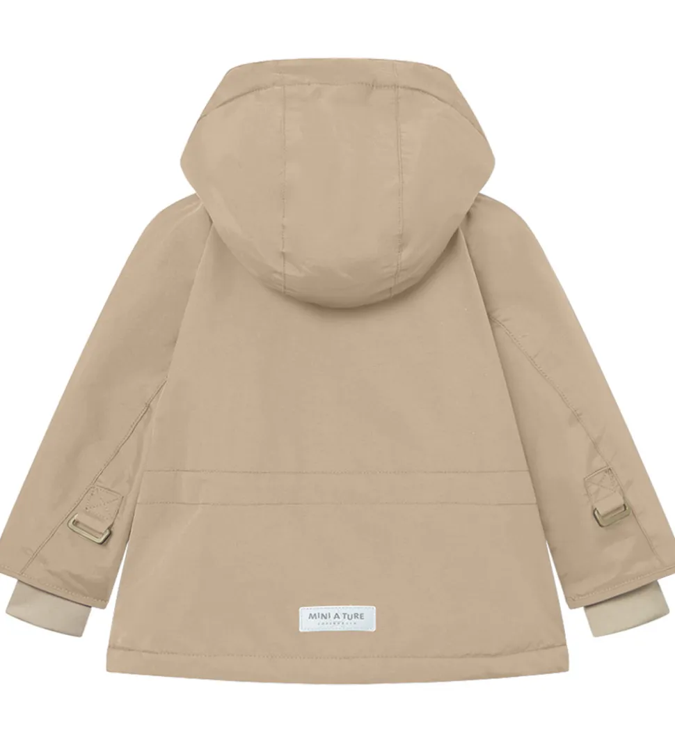 Mini A Ture Vinterjakke - Matwally Fleece - Savannah Tan