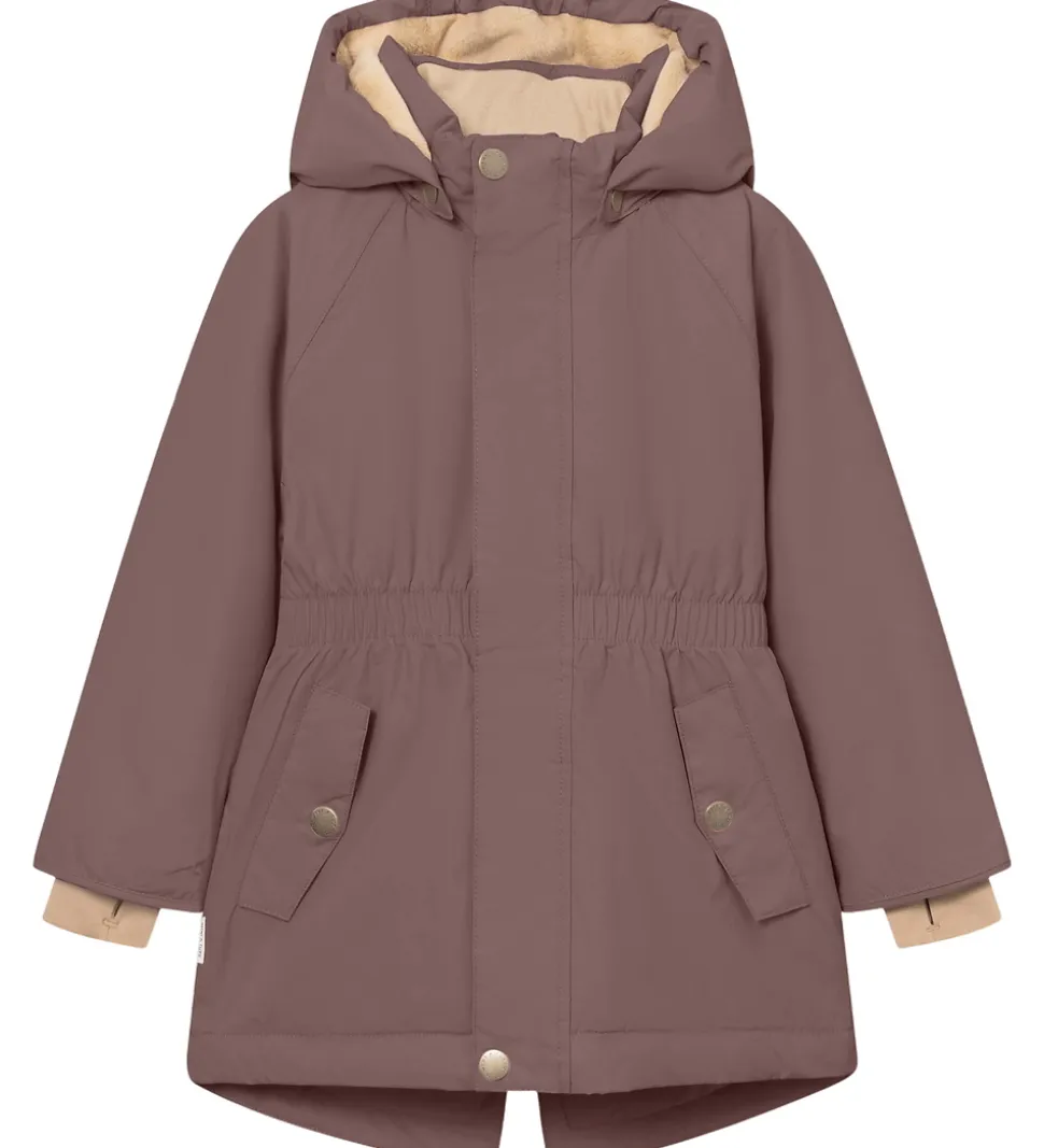 Mini A Ture Vinterjakke - MatVikania Fleece - Peppercorn Plum