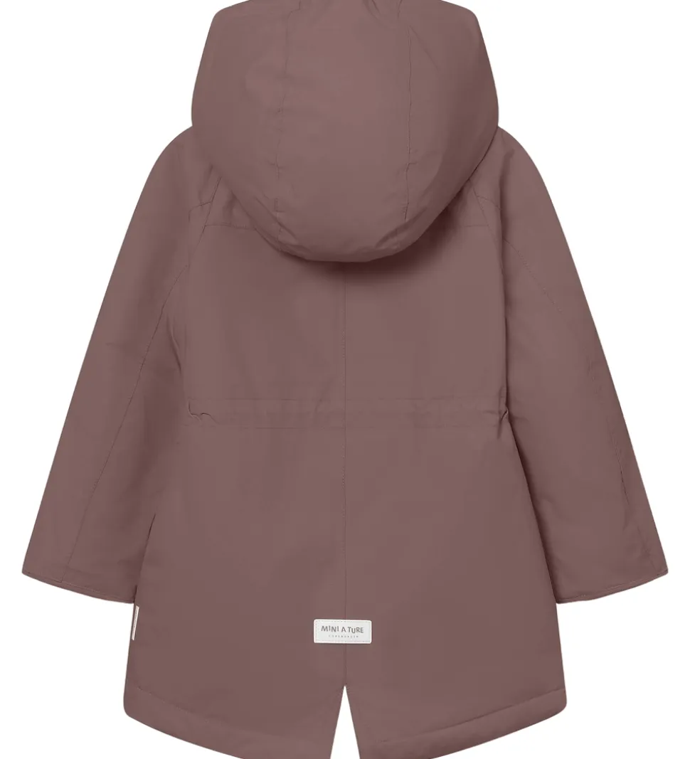 Mini A Ture Vinterjakke - MatVikania Fleece - Peppercorn Plum