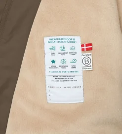 Mini A Ture Vinterjakke - MatWang Fleece - Tarmac green