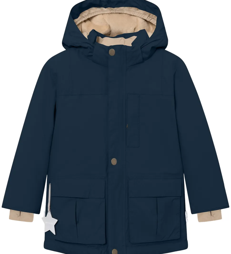 Mini A Ture Vinterjakke - MatKastorio Fleece - Outer Space