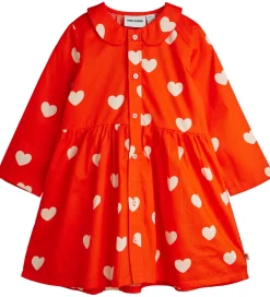 Mini Rodini Kjole - Hearts - Rød