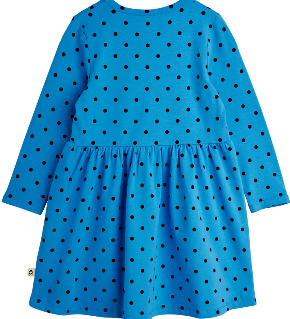 Mini Rodini Kjole - Polka Dots - Blå