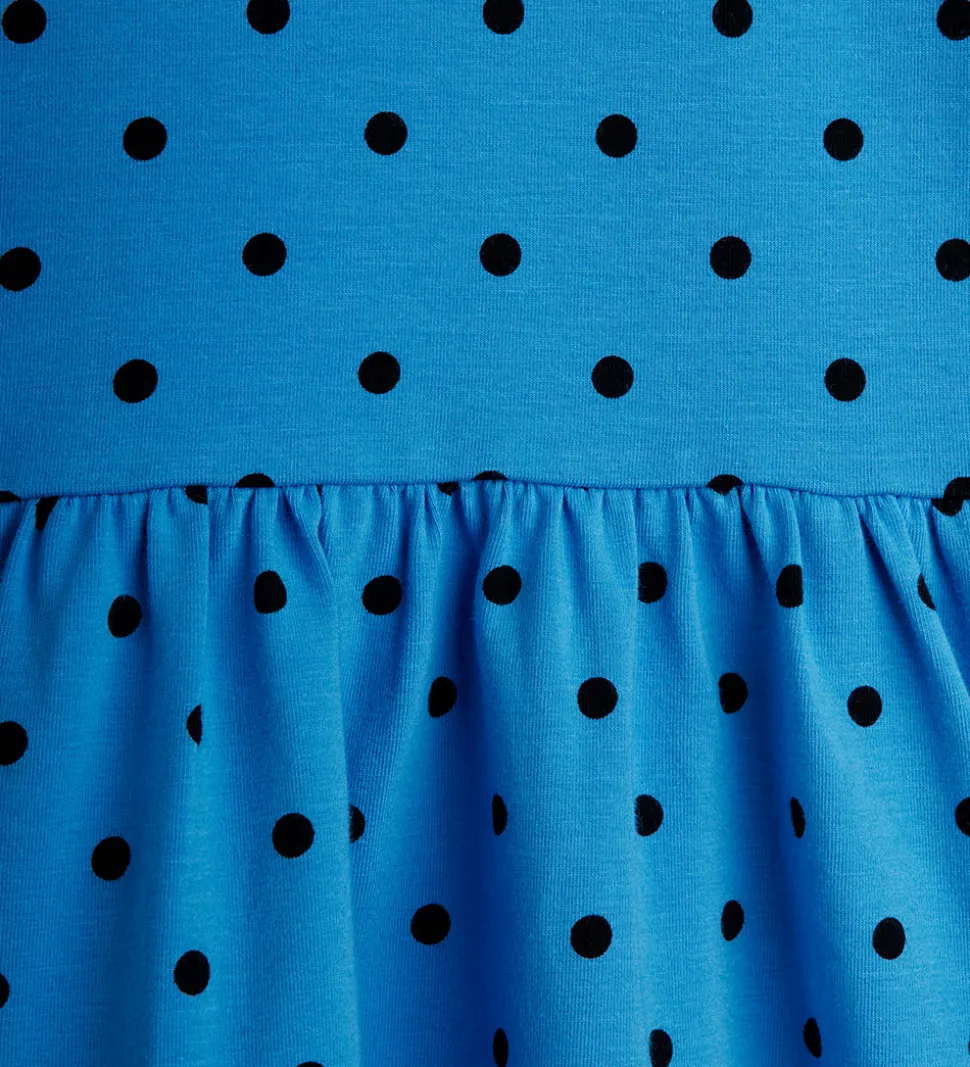 Mini Rodini Kjole - Polka Dots - Blå