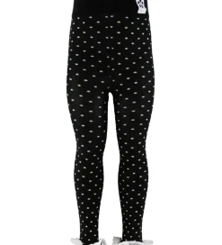 Mini Rodini Leggings - Polka Dot Lace - Sort