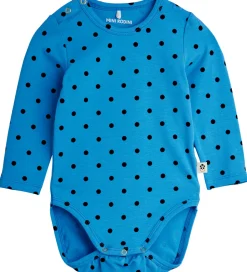 Mini Rodini Sæt - Leggings/Body l/æ - Polka Dots - Blå