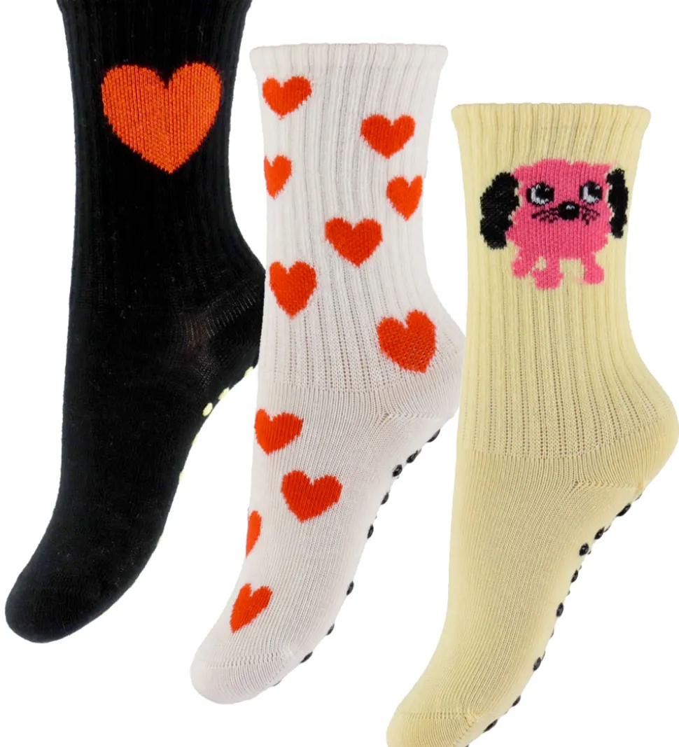 Mini Rodini Strømper - 3-pak - Doggie - Multi