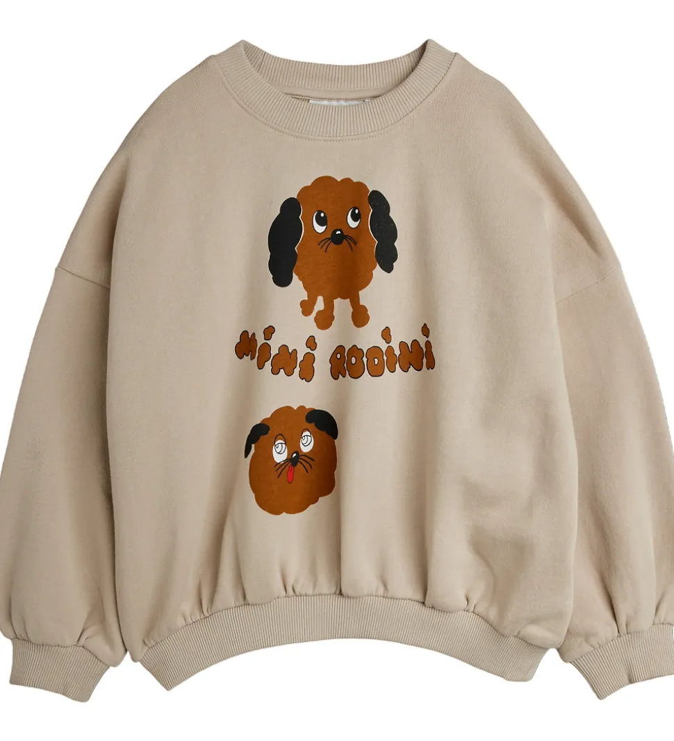 Mini Rodini Sweatshirt - Doggies - Beige