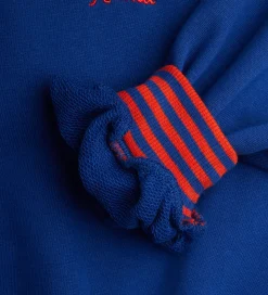 Mini Rodini Sweatshirt - Striped Earth - Blå