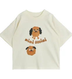 Mini Rodini T-shirt - Doggies - Offwhite