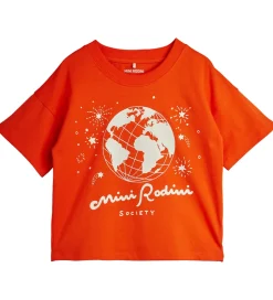 Mini Rodini T-shirt - Society - Rød
