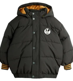 Mini Rodini Vinterjakke - Ritzratz Patch Puffer - Sort