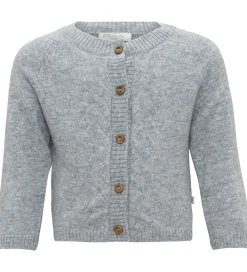 Minimalisma Cardigan - Inka - Uld - Gråmeleret